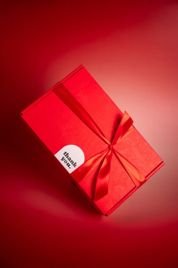 Red tarot box closed